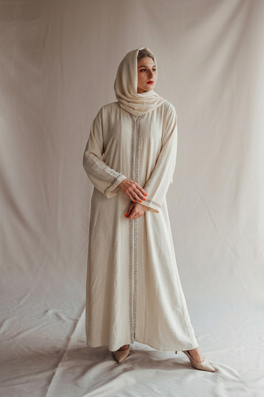 Ivory Grace Abaya