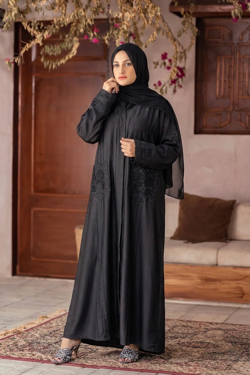 Royal Noir Abaya