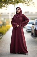 Crimson Grace Abaya